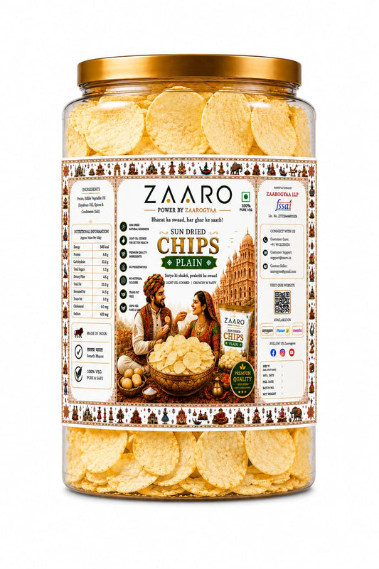 ZAARO Sun Dried Plain Chips