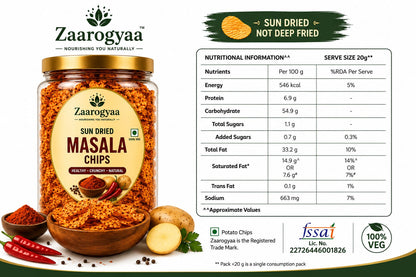Sun Dried Chips Combo Pack | Masala + PlaiN