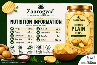 ZAARO Sun Dried Plain Chips