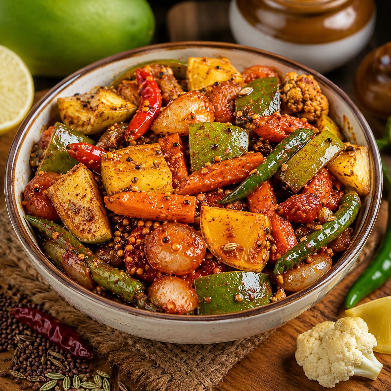 Homemade Mix Pickle