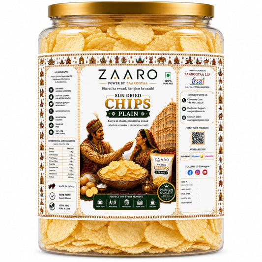 ZAARO Sun Dried Plain Chips
