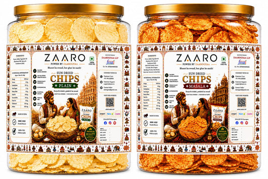 Sun Dried Chips Combo Pack | Masala + PlaiN