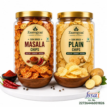 Sun Dried Chips Combo Pack | Masala + PlaiN
